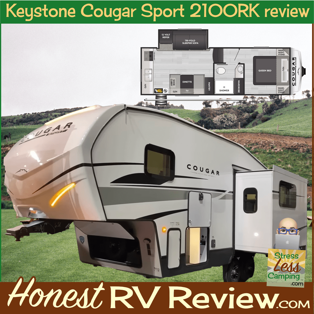 Keystone Cougar Sport 2100RK fifth wheel honest RV review